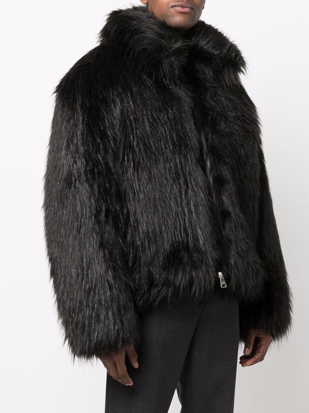 AMI Paris faux-fur padded jacket