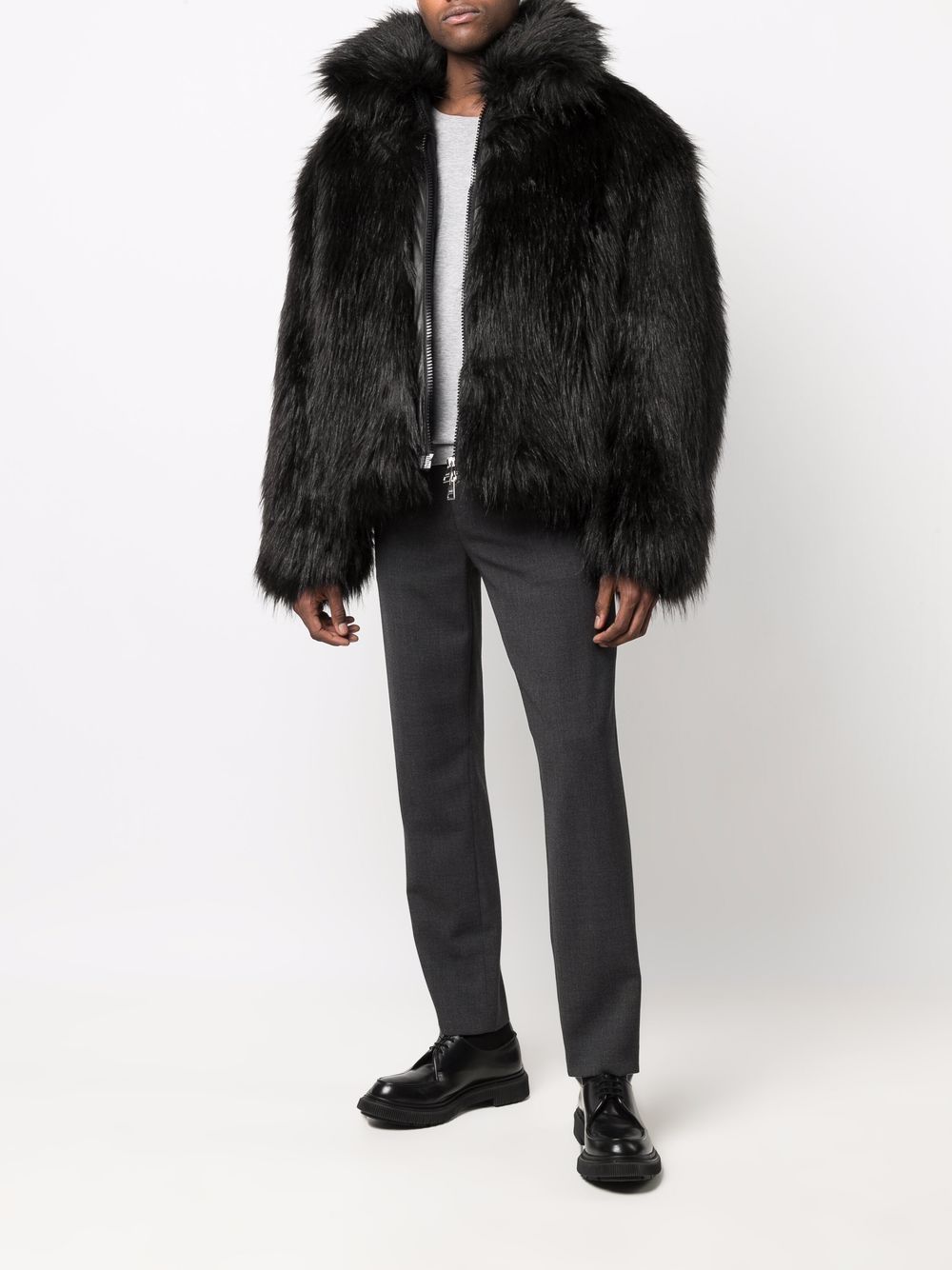 AMI Paris faux-fur padded jacket