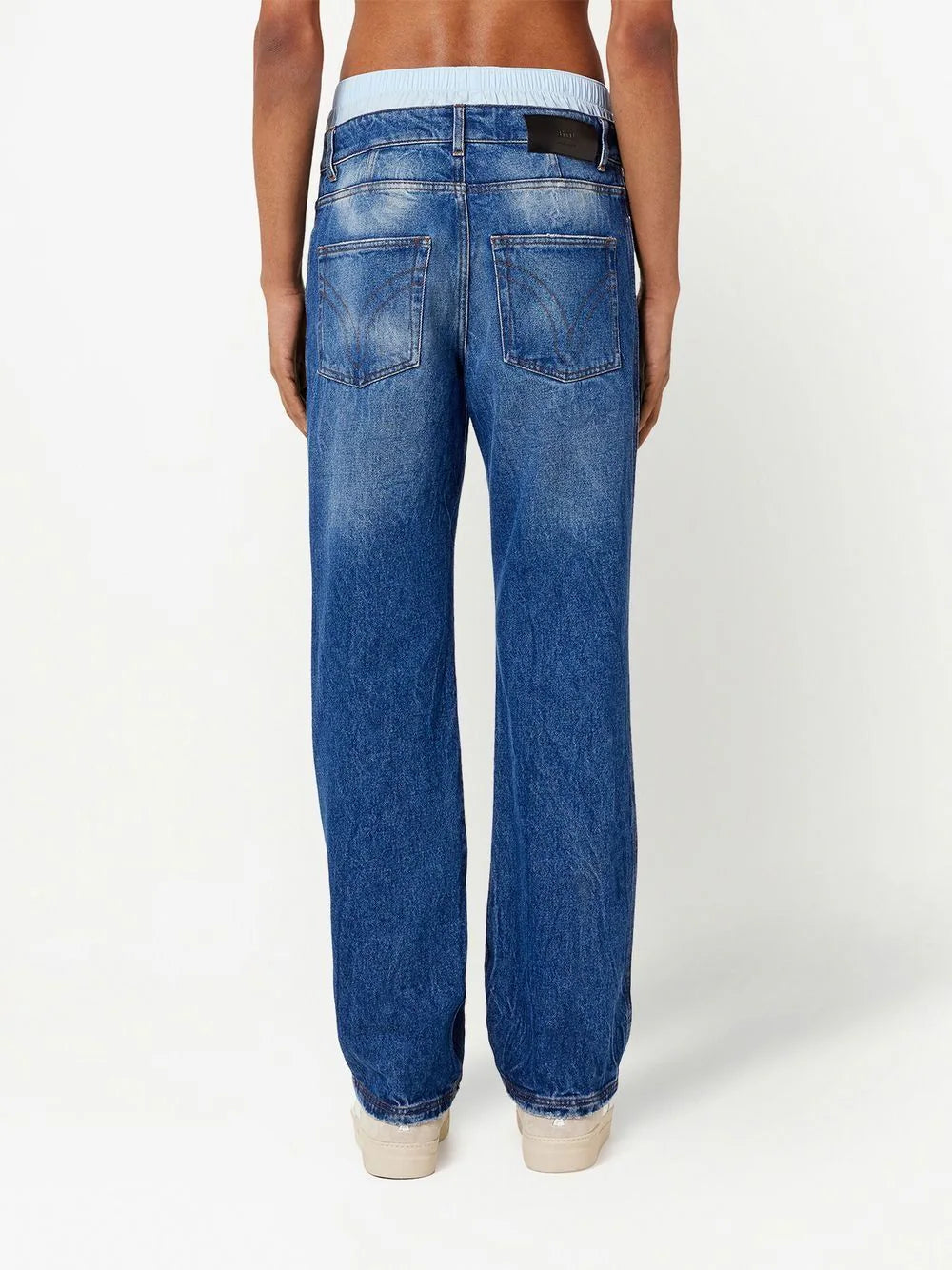 AMI Paris  low-rise straight-leg jeans