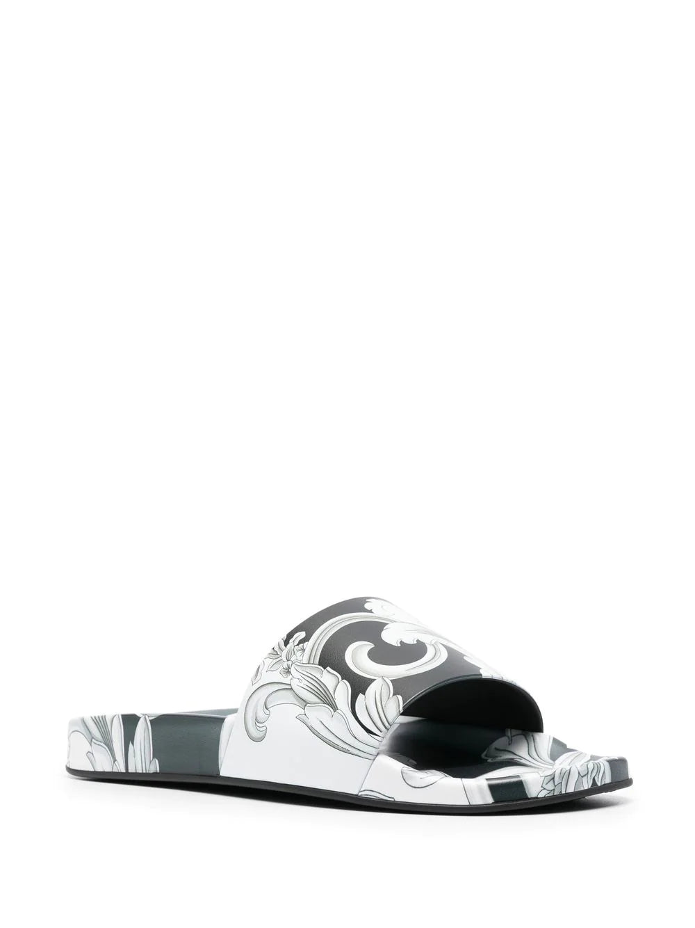 Versace baroque-print flat slides - Image 2