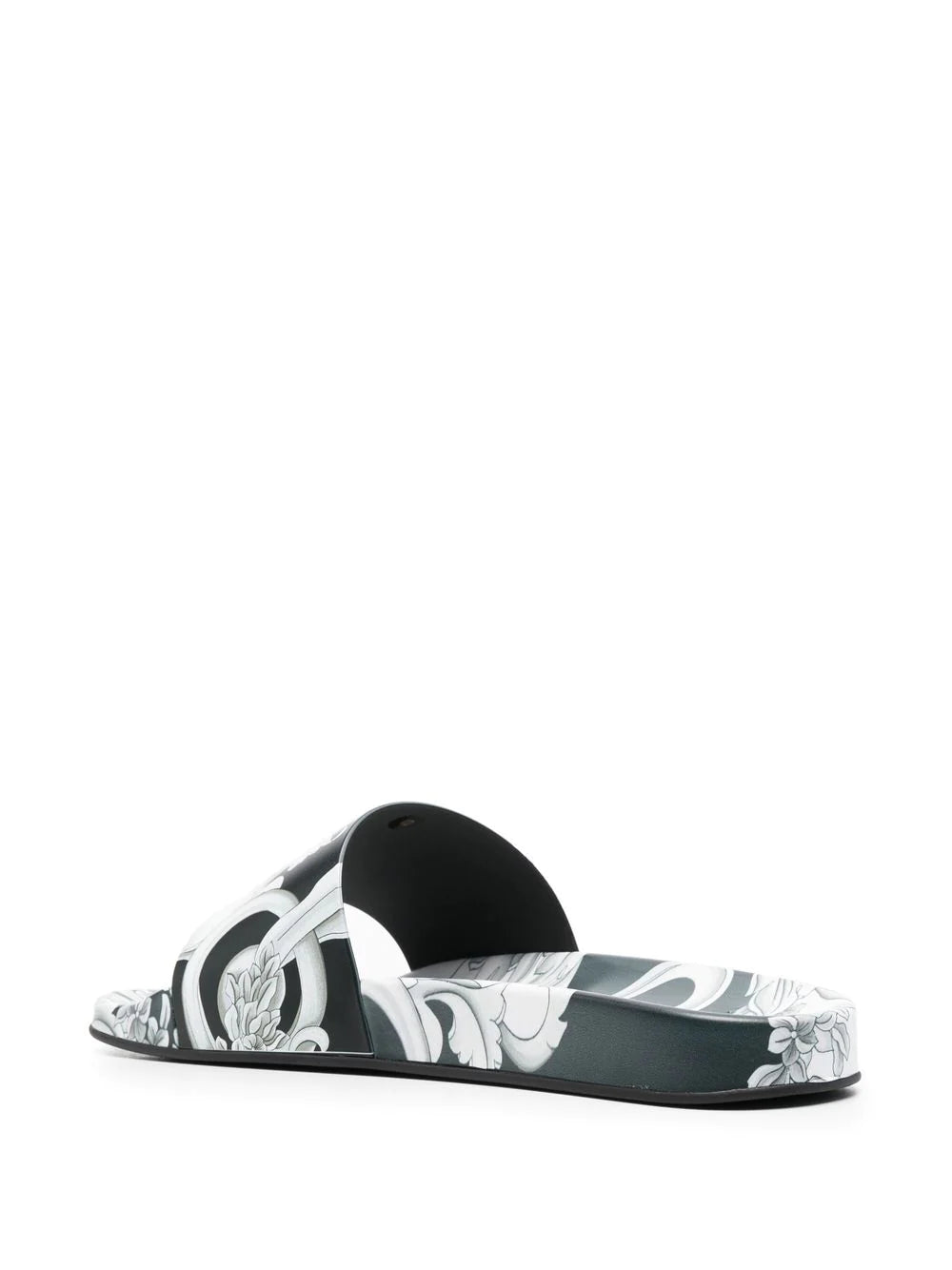 Versace baroque-print flat slides - Image 3