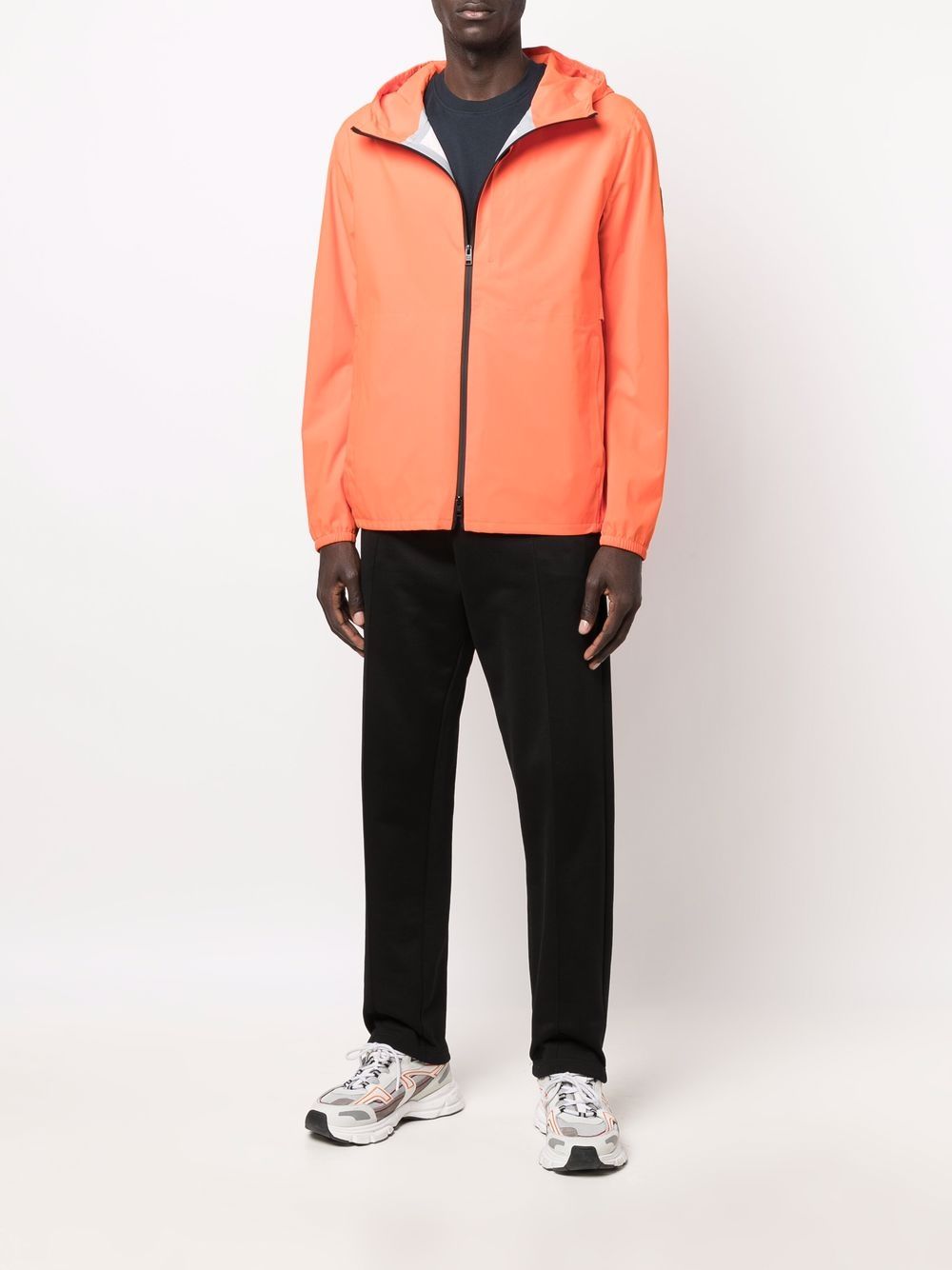 Woolrich  sleeve-logo hooded jacket
