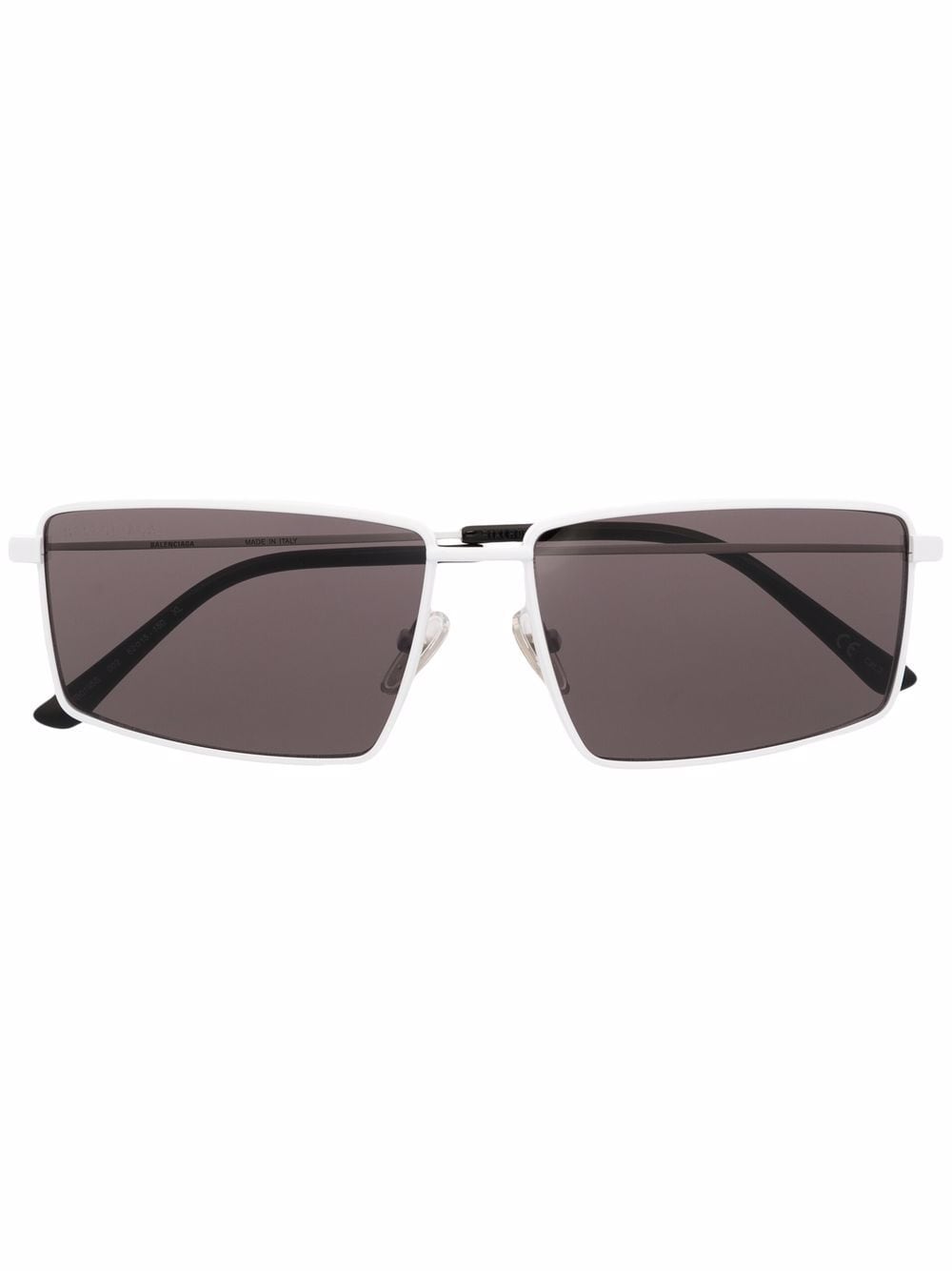 Balenciaga Eyewear logo-print rectangular-frame sunglasses