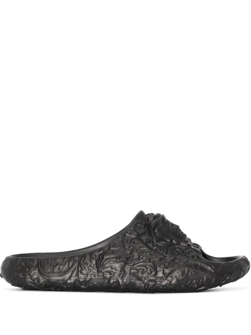 Versace  Medusa Dimension embossed slides