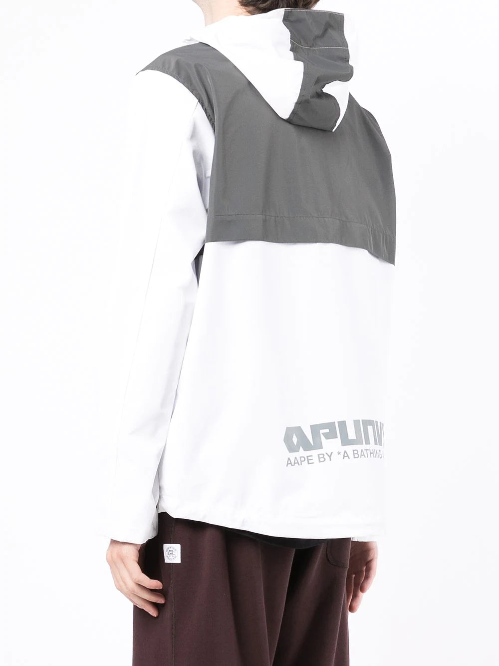 AAPE BY *A BATHING APE®  panelled hooded jacket