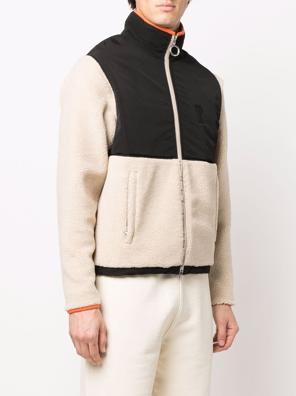 AMI Paris Ami de Coeur panelled jacket - Image 4