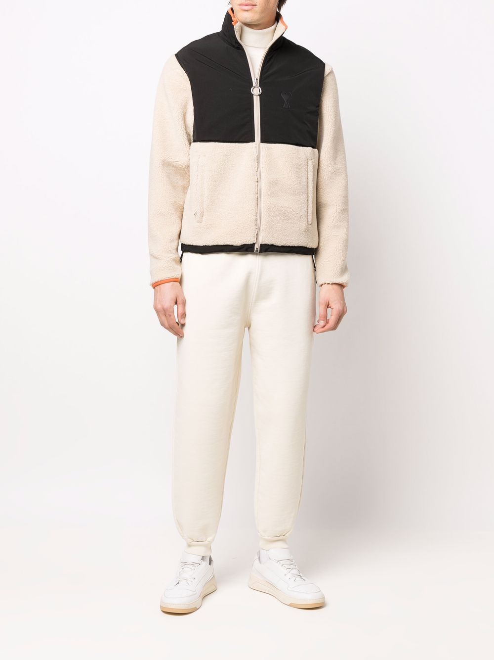AMI Paris Ami de Coeur panelled jacket - Image 2