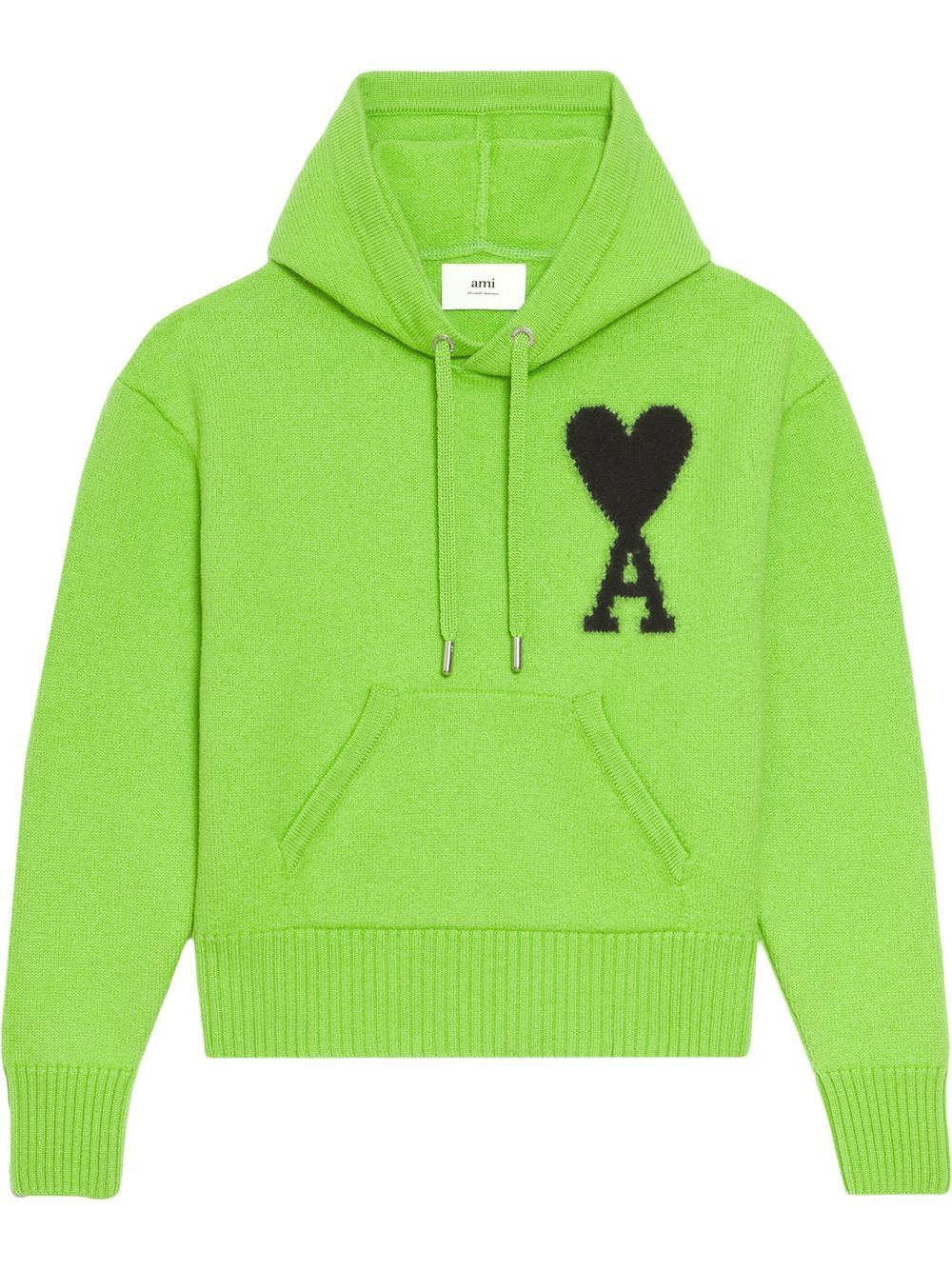 AMI Paris  embroidered-logo drawstring hoodie