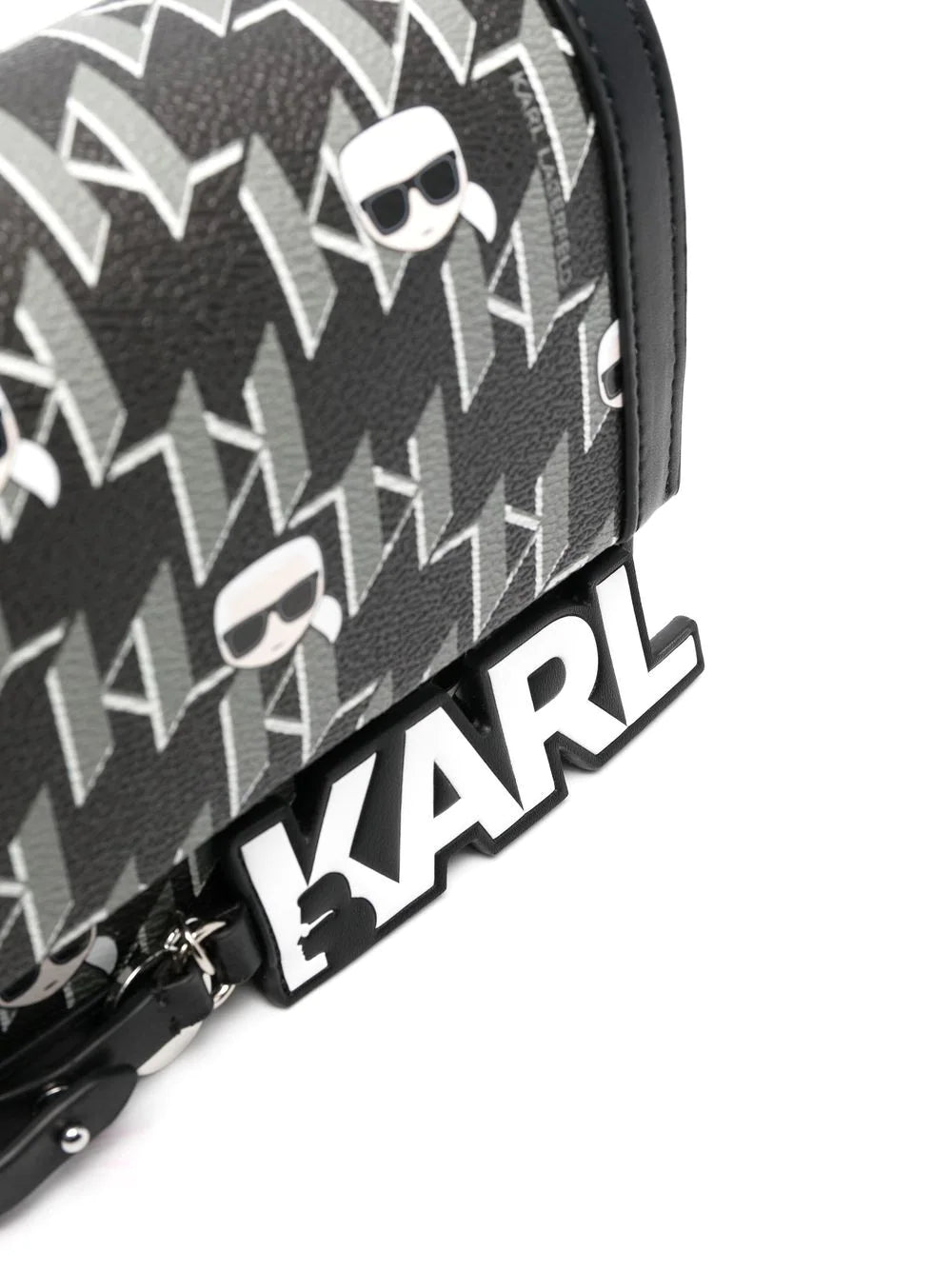 Karl Lagerfeld small K/IKonik shoulder bag