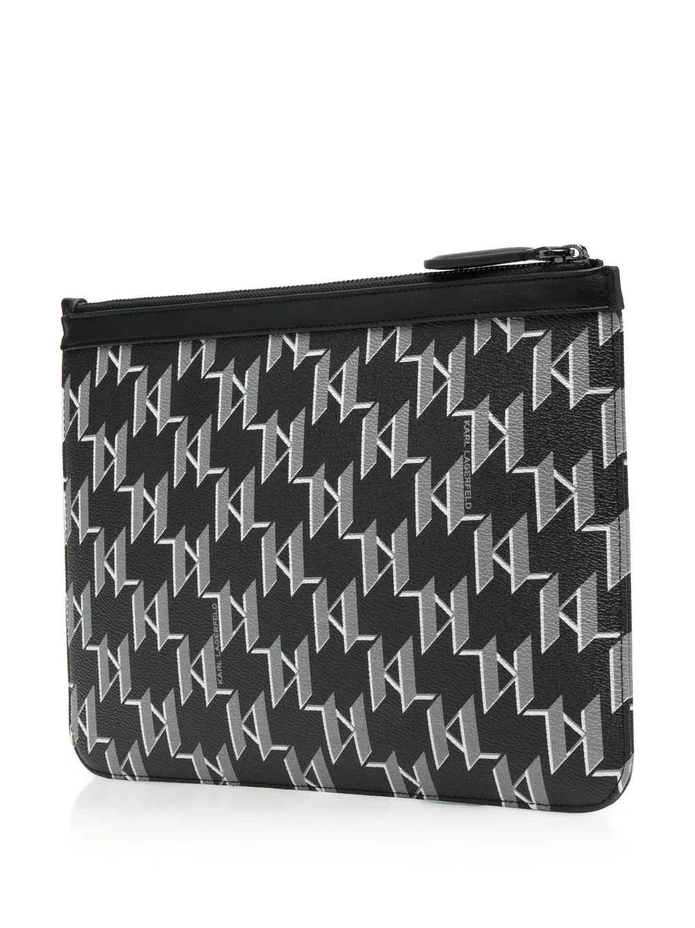 Karl Lagerfeld small monogram-print clutch