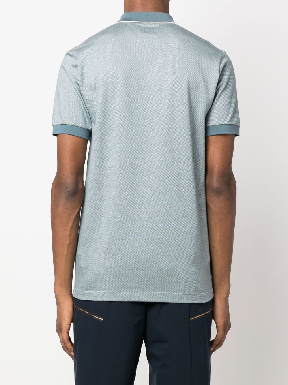 BOSS zipped short-sleeve polo shirt