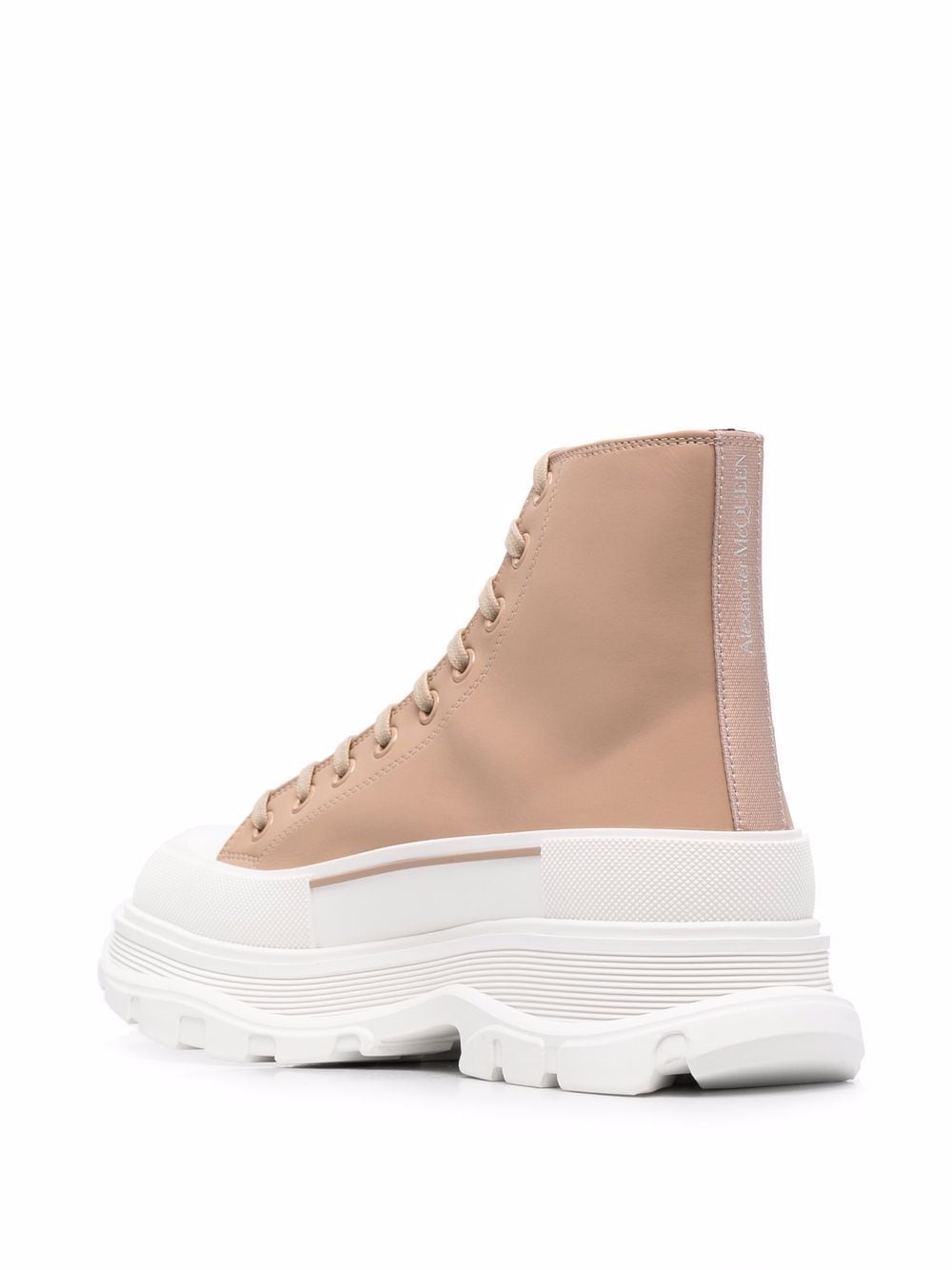 Alexander McQueen debossed-logo high top sneakers