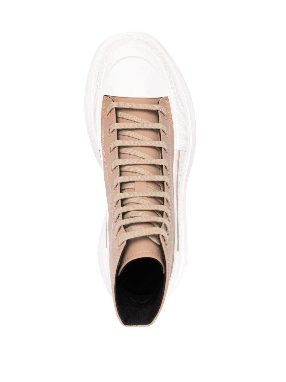 Alexander McQueen debossed-logo high top sneakers
