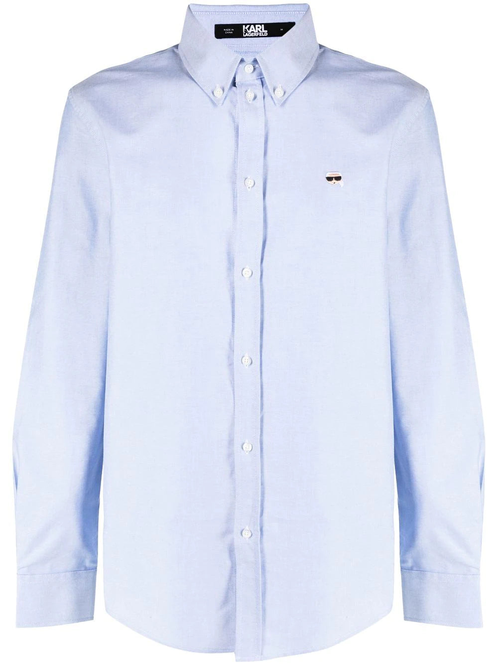 Karl Lagerfeld Ikonik embroidered shirt