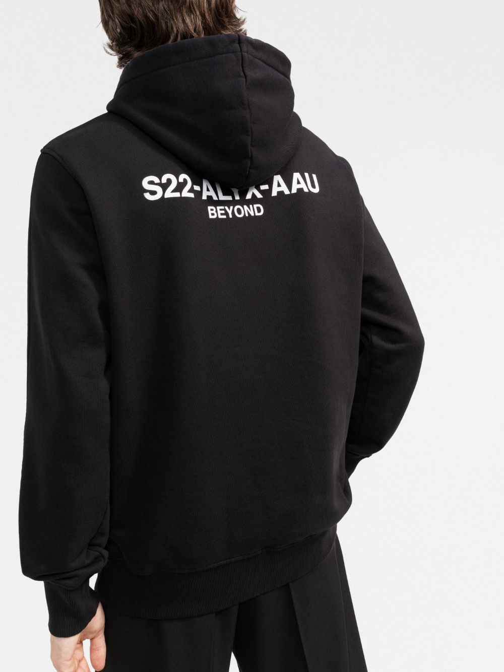 1017 ALYX 9SM  logo-print cotton hoodie