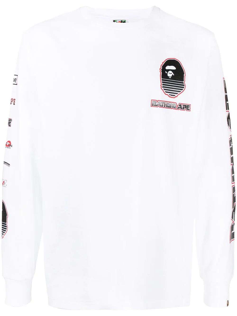 A BATHING APE®  logo-print long-sleeve T-shirt