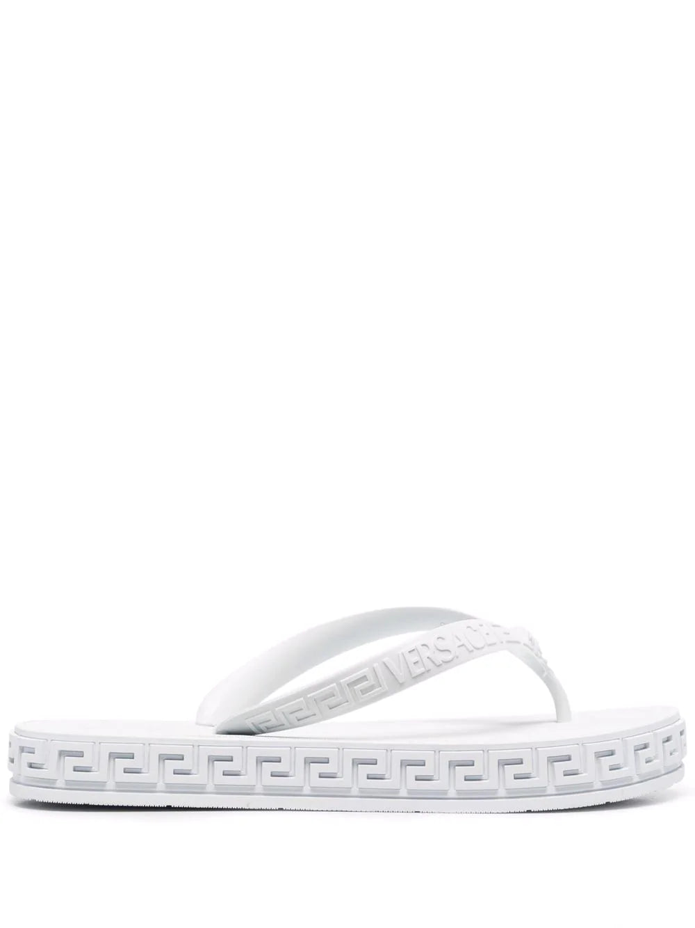 Versace Greca-debossed flip flops