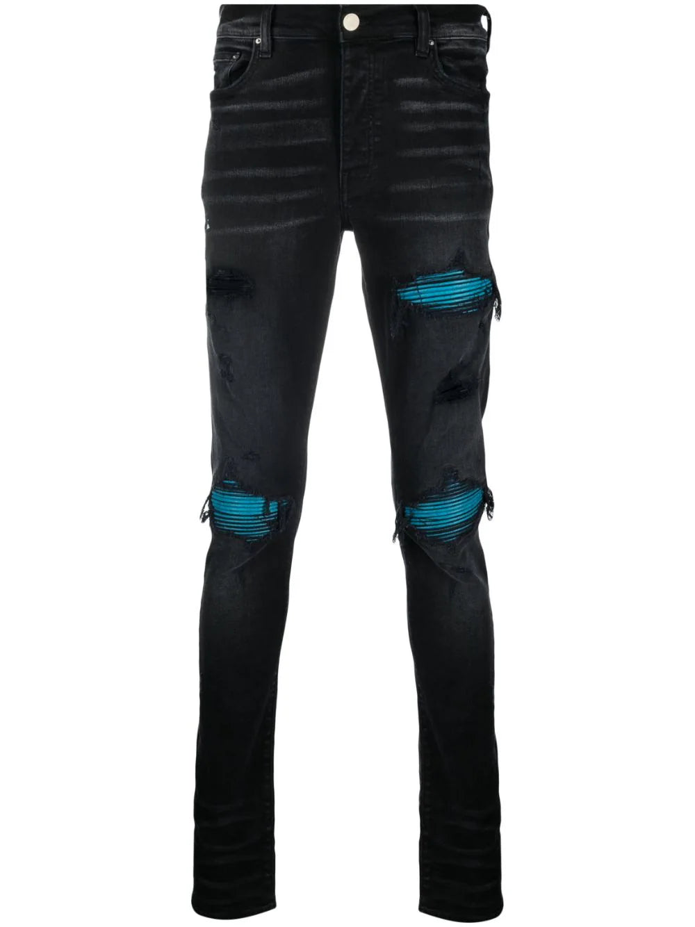 AMIRI  mid-rise distressed skinny jeans