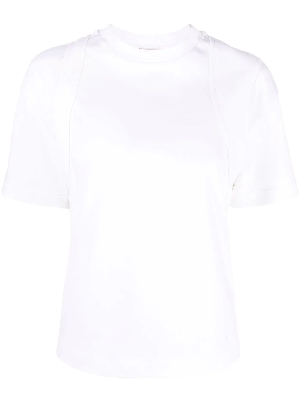 Alexander McQueen  seam-detailed cotton T-shirt