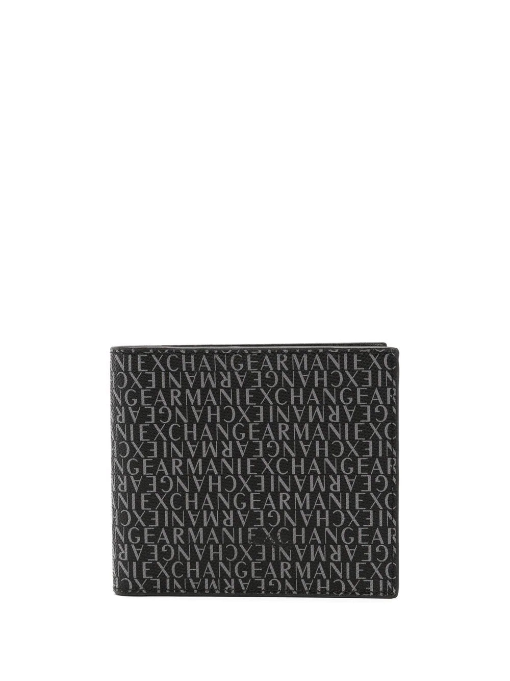 Armani Exchange  logo-print bi-fold wallet