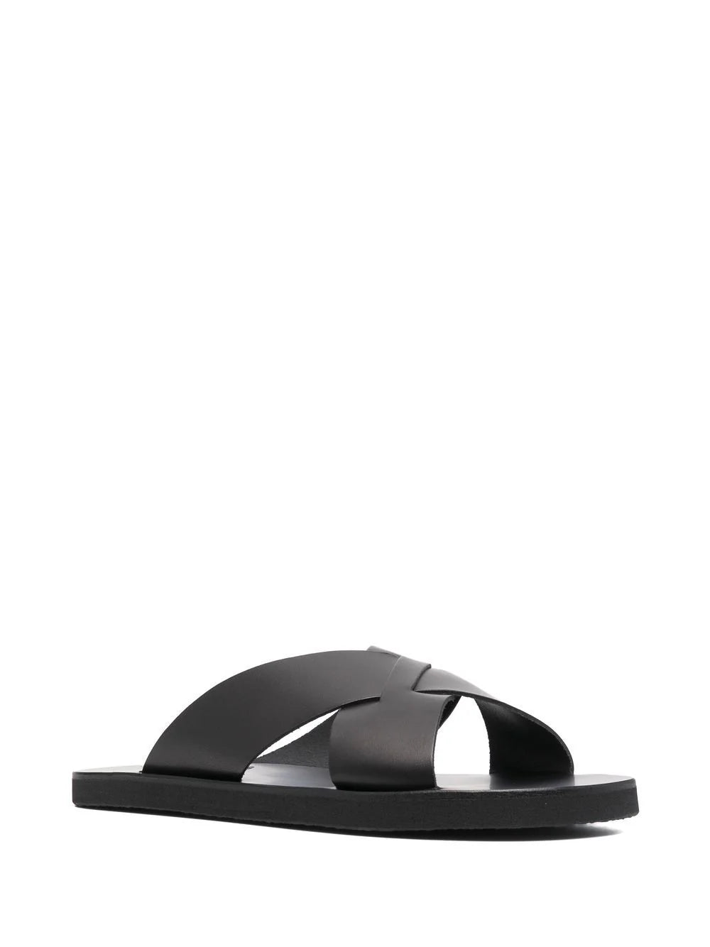 Ancient Greek Sandals  Bios cross-strap leather slides