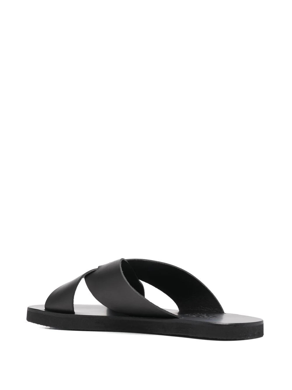 Ancient Greek Sandals  Bios cross-strap leather slides