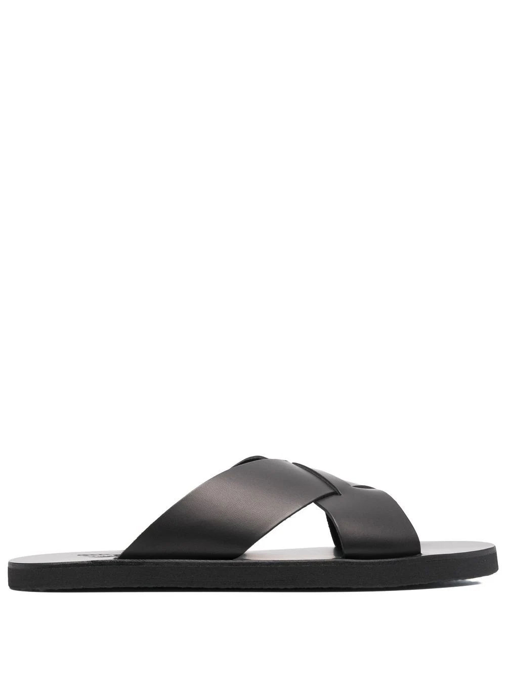 Ancient Greek Sandals  Bios cross-strap leather slides