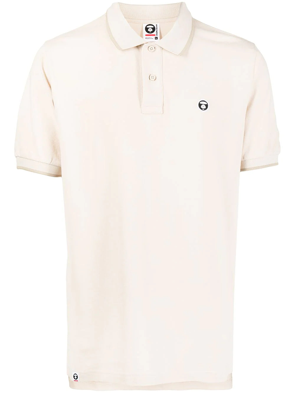 A Bathing Ape Ape Head-embroidered polo shirt