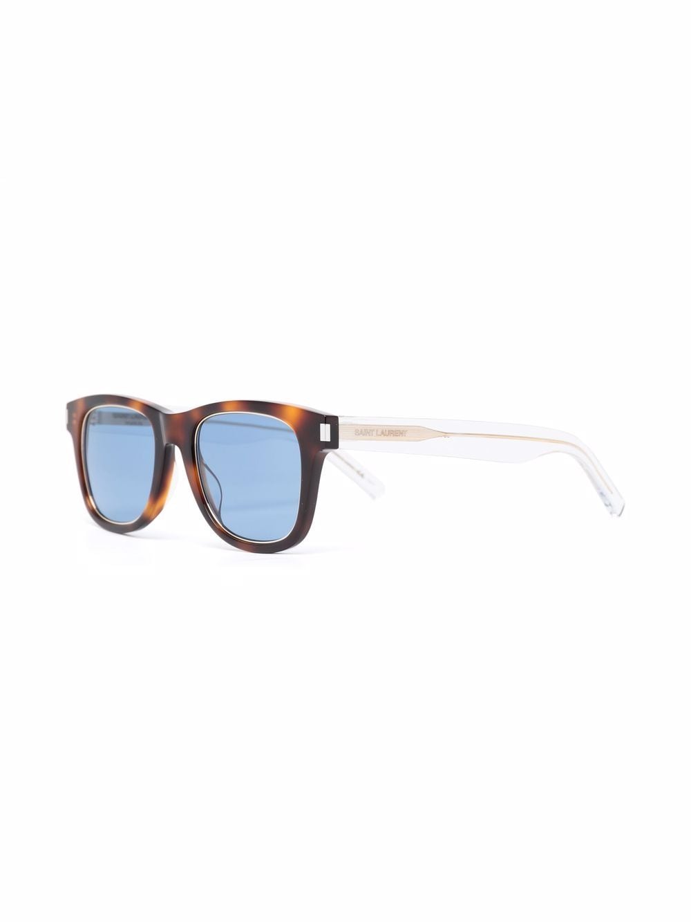 Saint Laurent Eyewear tortoiseshell wayfarer-frame sunglasses
