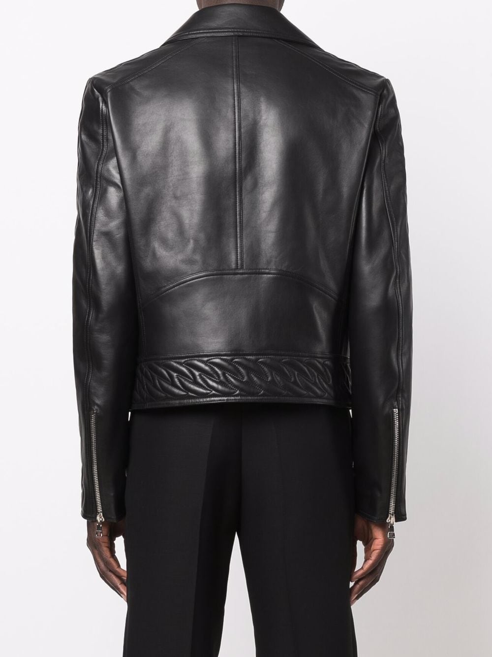 Balmain double-breasted biker jacket - Image 3