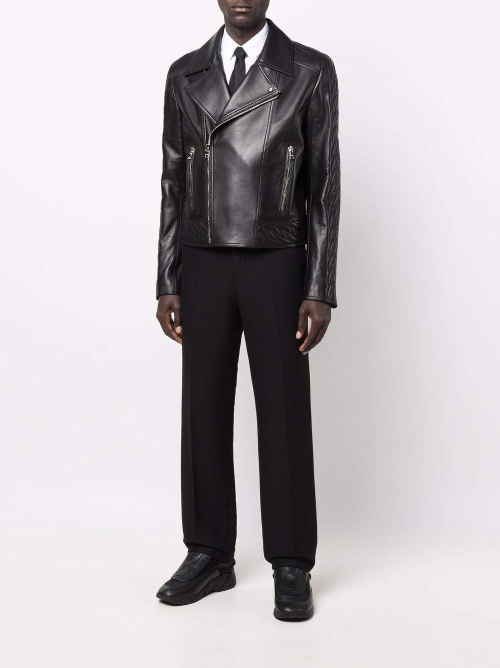 Balmain double-breasted biker jacket - Image 2
