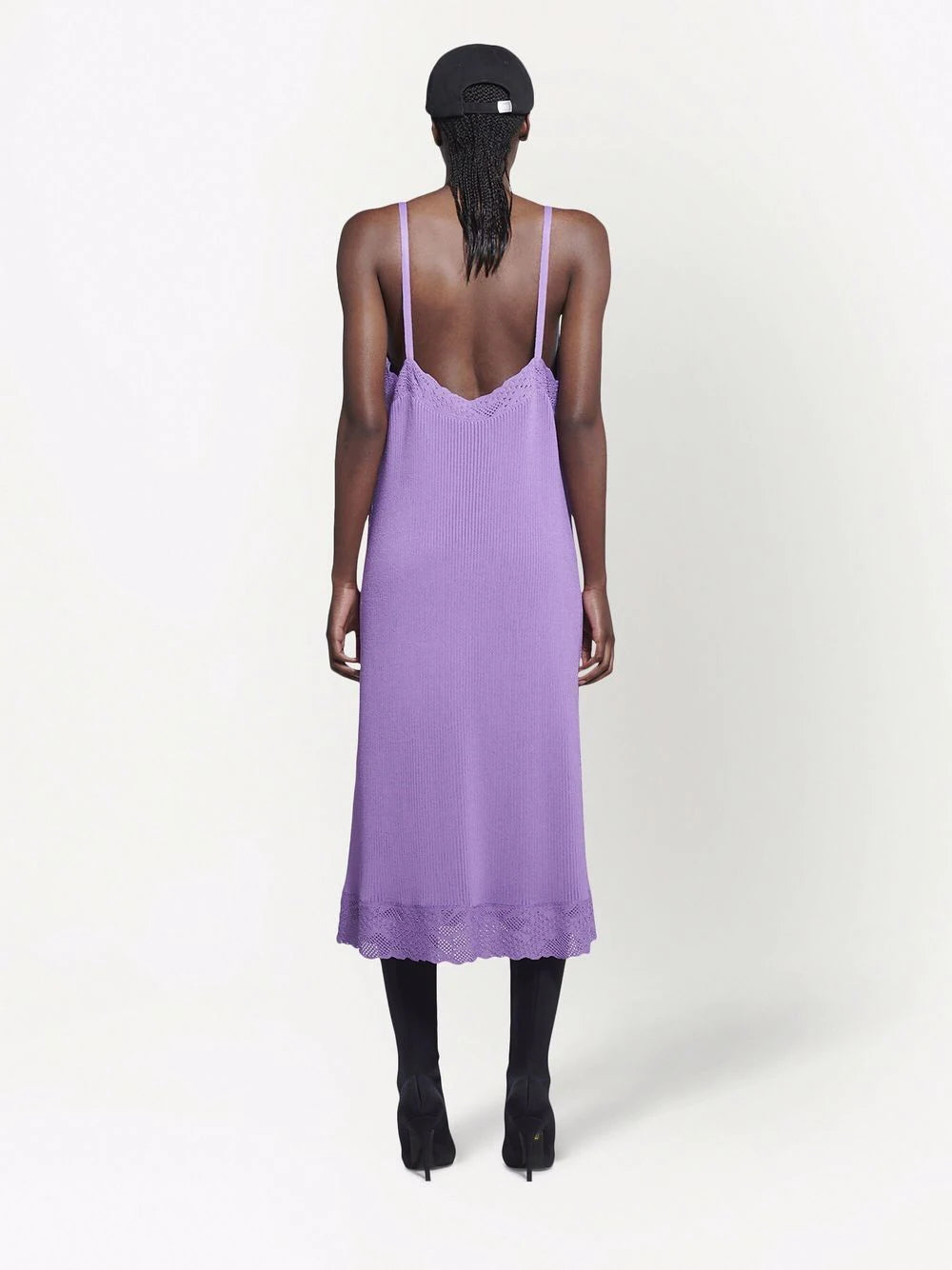 Balenciaga  ribbed knit slip dress