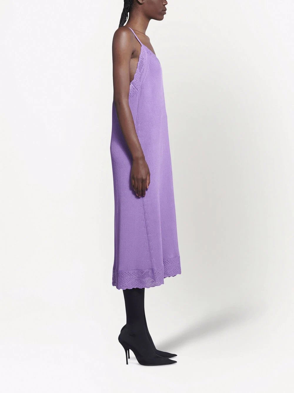 Balenciaga  ribbed knit slip dress