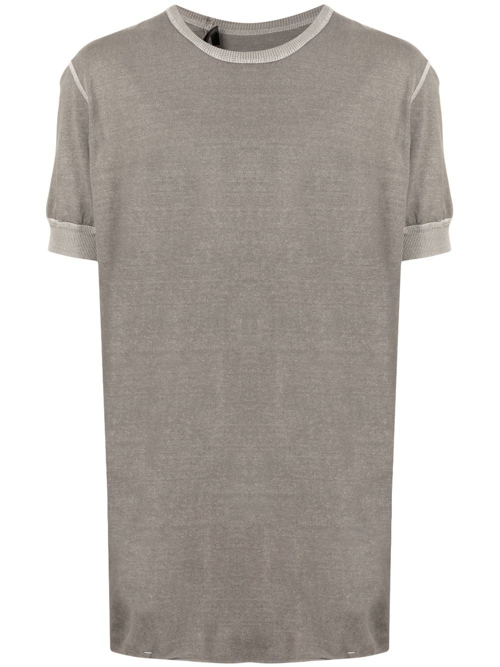 Boris Bidjan Saberi  two-tone cotton T-shirt