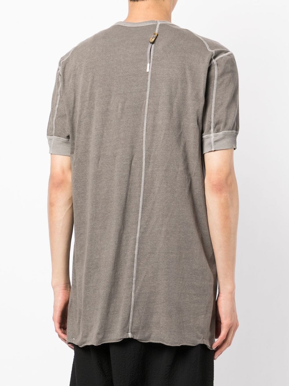 Boris Bidjan Saberi  two-tone cotton T-shirt