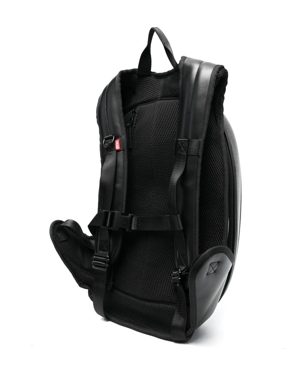 Diesel embossed-logo zipped backpack