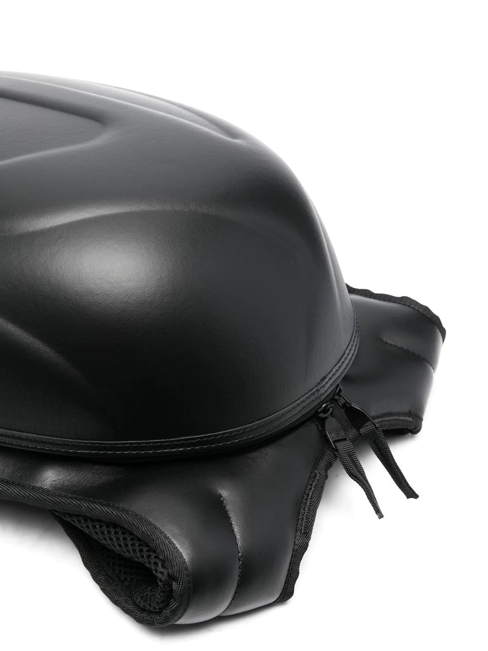 Diesel embossed-logo zipped backpack