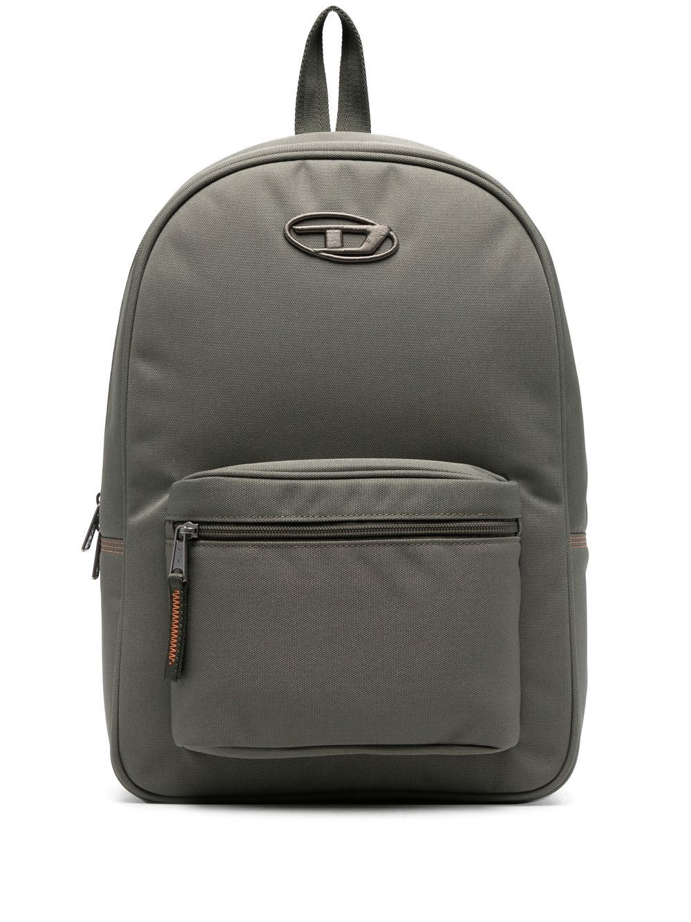 Diesel embroidered-logo zipped backpack