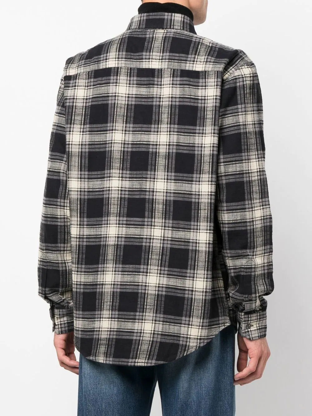 Diesel check-print shirt