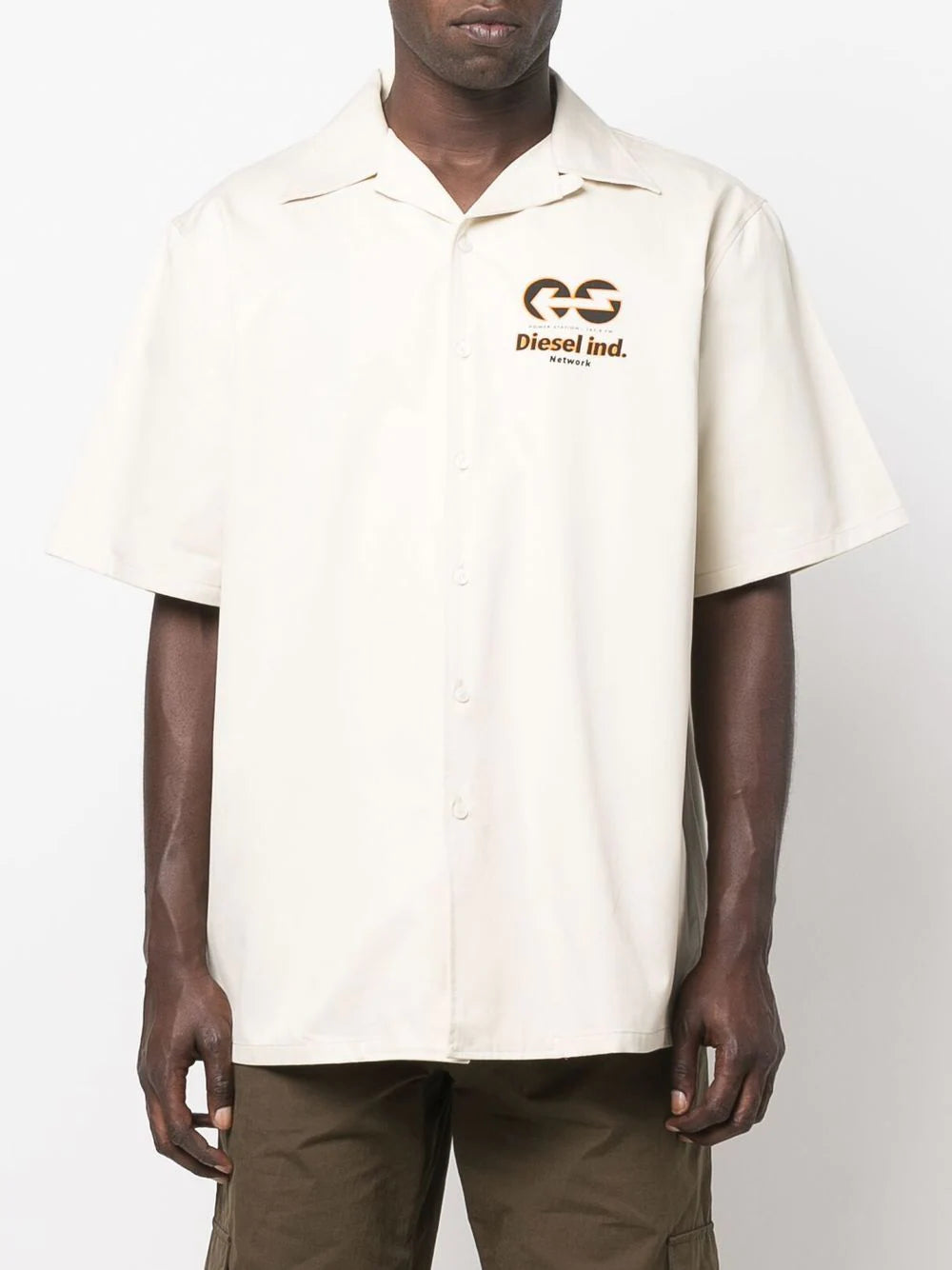Diesel logo-print short-sleeved shirt