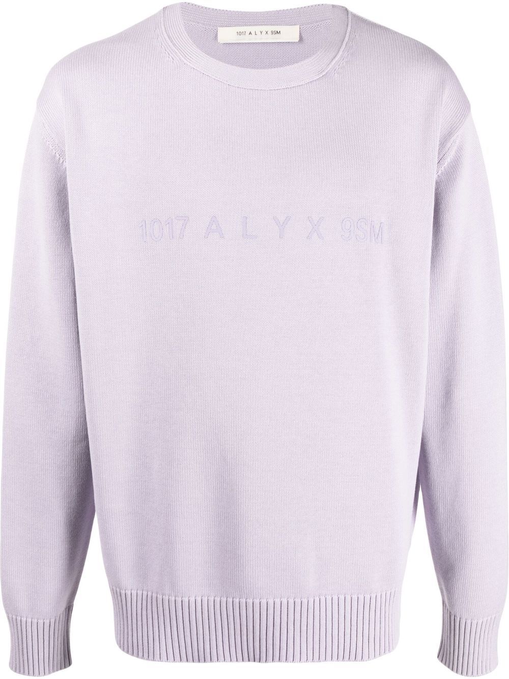 1017 ALYX 9SM  logo-print knitted jumper