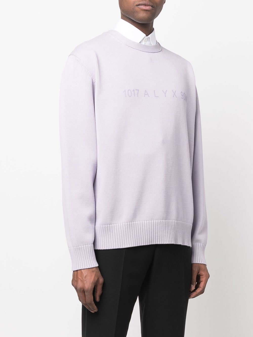 1017 ALYX 9SM  logo-print knitted jumper