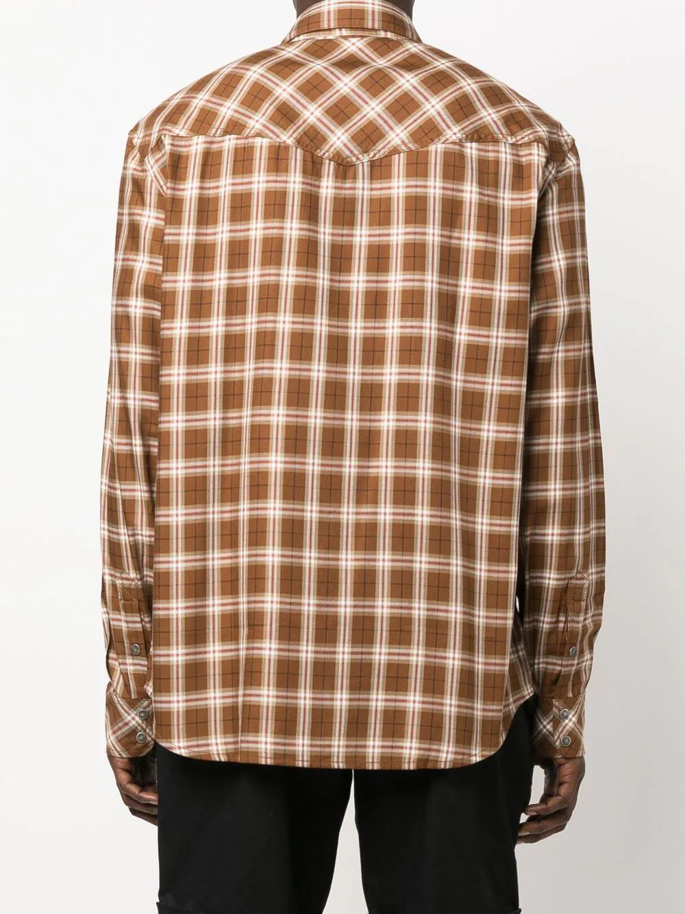 Diesel checked long-sleeve shirt
