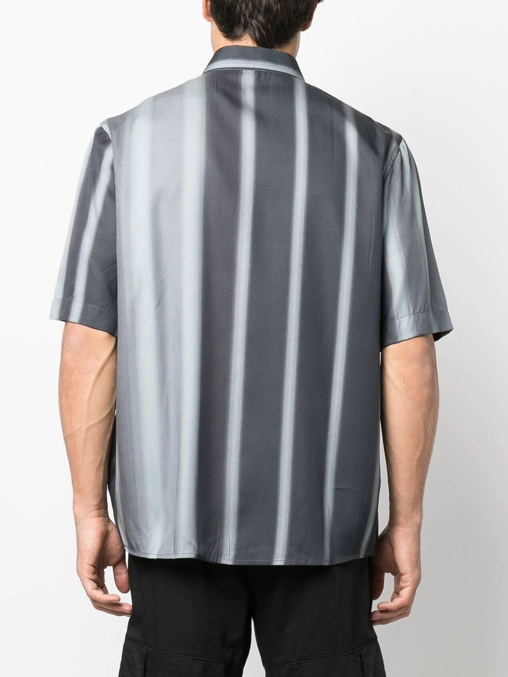 Diesel stripe-print short-sleeved shirt