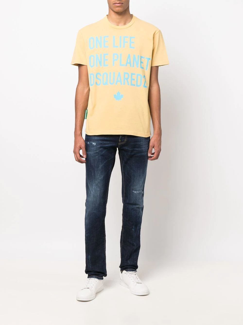 Dsquared2 distressed slim-cut jeans