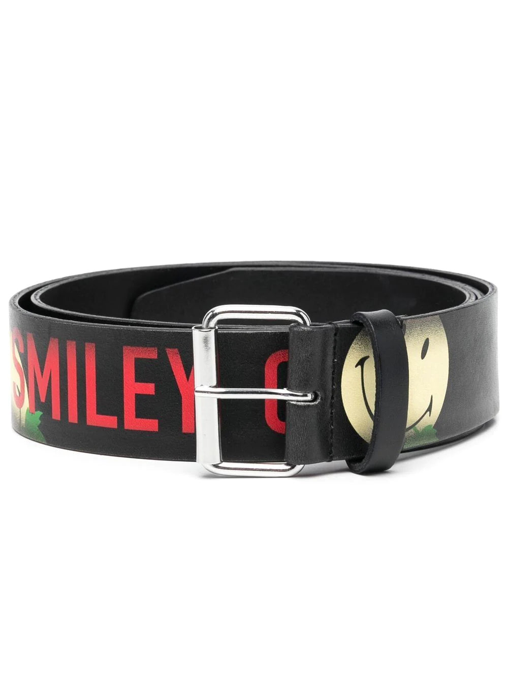 Dsquared2 smiley-face leather belt