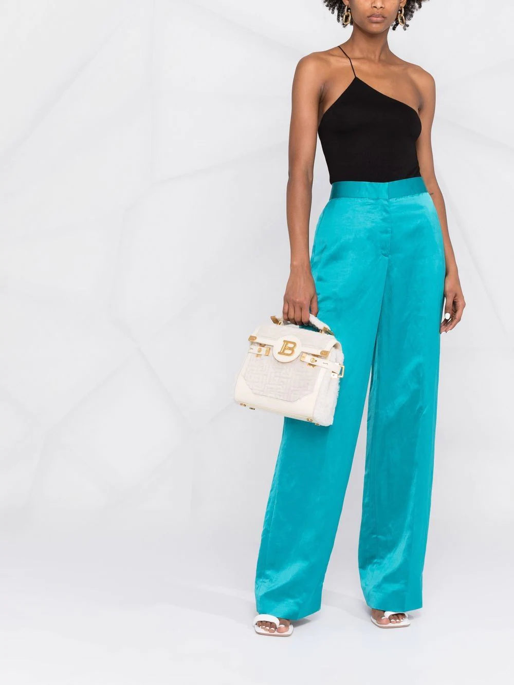 Balmain B-Buzz 23 panelled tote bag