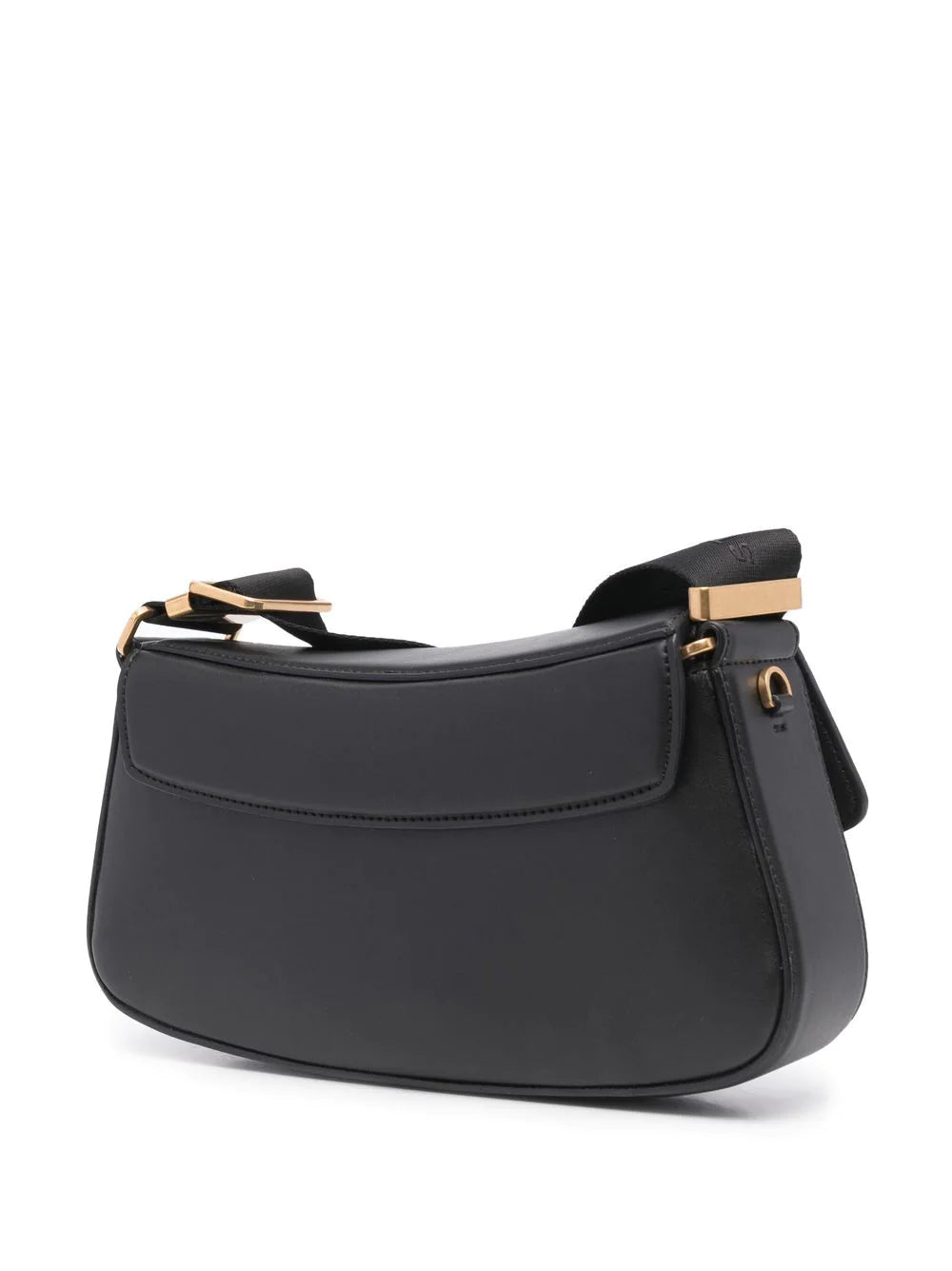 Stella McCartney logo clasp flap shoulder bag