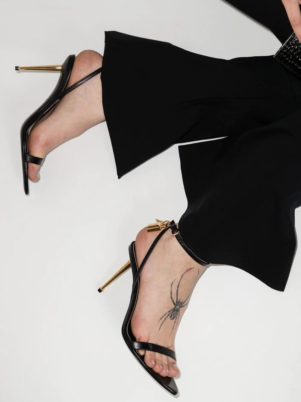 Tom Ford Padlock 85mm stiletto-heel sandals