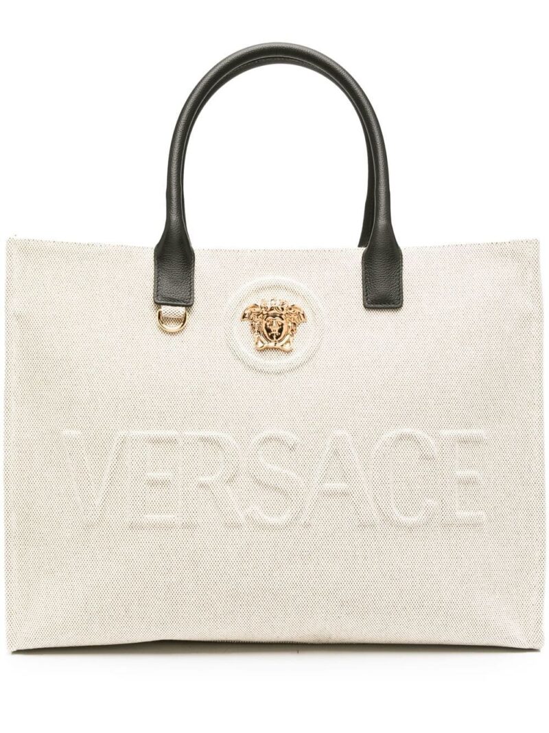 Versace  La Medusa canvas tote bag